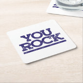 揺れます スクエアペーパーコースター (アングル)