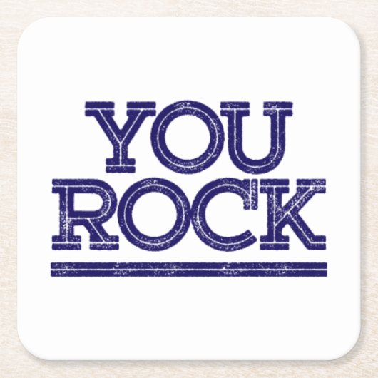 揺れます スクエアペーパーコースター (正面)