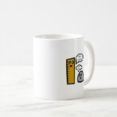 揺れます! 支配します! コーヒー・マグ コーヒーマグカップ (正面右)
