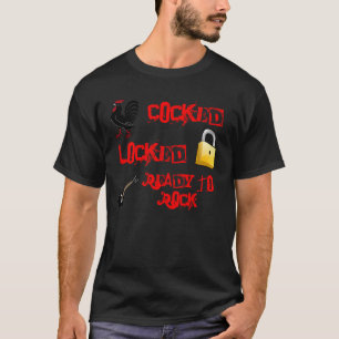 揺れるためにロックされたセットされる用意して下さい Tシャツ