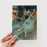 揺れるダンサー、緑のダンサー | Edgar Degas ポストカード<br><div class="desc">Swaying Dancer,  Dancer in Green (1877-1879)印象派アーティストのエドガー・デガフランスのスによる。デガスはパステルのスケッチや油彩画で有名だ。バレエ団の多くの作品に見られるように、彼は動きを描く達人だった。デザインツールを使用してイメージのカスタム文字を追加したり、イメージをカスタマイズする。</div>