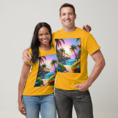 揺れるヤシの木 Tシャツ (ユニセックス)