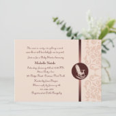 揺れる椅子のベビーシャワー招待状 招待状 (スタンド正面)