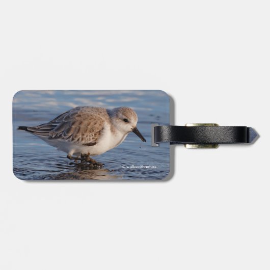 揺れる砂浜 ラゲッジタグ (裏面横)