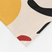 揺れる花びら フリースブランケット (角)