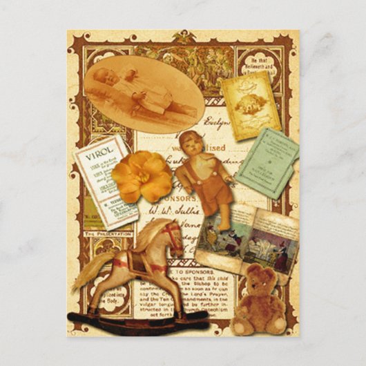 揺れる馬 ポストカード (正面)