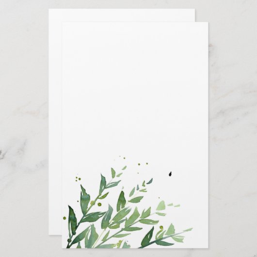 '揺れ2' 便箋 (正面/裏面)