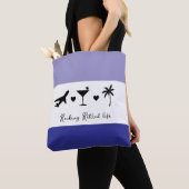 揺退職した動フェミニンカスタムメッセージ トートバッグ (クローズアップ)