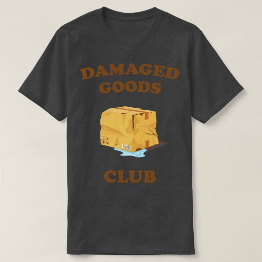 損傷した財団外傷ユーモア Tシャツ (デザイン正面)