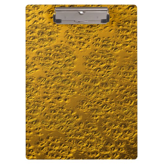 損傷した金ゴールド金属 クリップボード (正面)