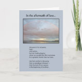 損失の余波で…… カード (正面)