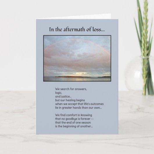 損失の余波で…… カード (正面)