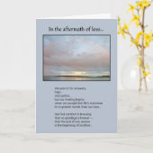 損失の余波で…… カード (黄色い花)