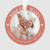 損失キープサケの写真モダン オーナメント (正面)