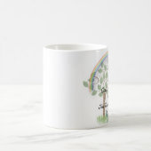 損失、ペット悔やみや弔慰のマグの虹橋をかわいがって下さい コーヒーマグカップ (中央)