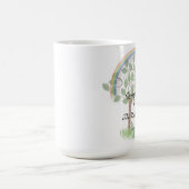 損失、ペット悔やみや弔慰のマグの虹橋をかわいがって下さい コーヒーマグカップ (中央)