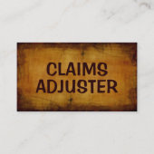 損害保険代理店アンティーク名刺 名刺 (正面)