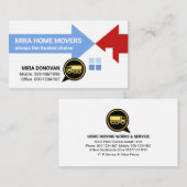 搬送先矢印ホーム移動 名刺 (正面/裏面)