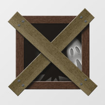 搭乗した幽霊ハロウィン付き窓