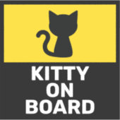 搭乗している動物 シール (正面)