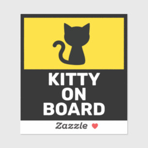 搭乗している動物 シール