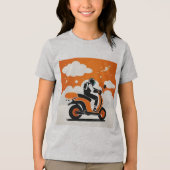 搭乗スクータスタイリッシュー トライブレンドＴシャツ (正面)