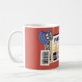 搭乗パスプンタカナドミニカ共和国 コーヒーマグカップ (左)