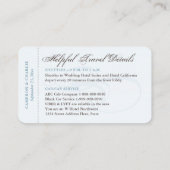 搭乗パスヴィンテージマップチケットプレイスエスコートカード プレイスカード (裏面)