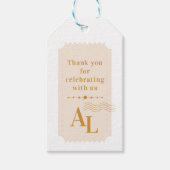 搭乗パス宇宙結婚の目的地 ギフトタグ (正面)