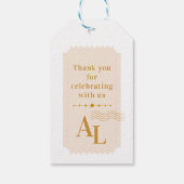 搭乗パス宇宙結婚の目的地 ギフトタグ (裏面)