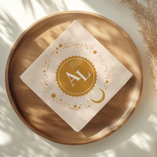 搭乗パス宇宙結婚の目的地 スタンダードカクテルナプキン