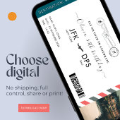 搭乗パス誕生日航空会社チケットフォトトラベル 招待状