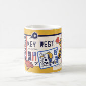 搭乗パス鍵ウェストフロリダ州 コーヒーマグカップ (中央)