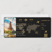 搭乗パーソナライズされた券テンプレート カード (正面)