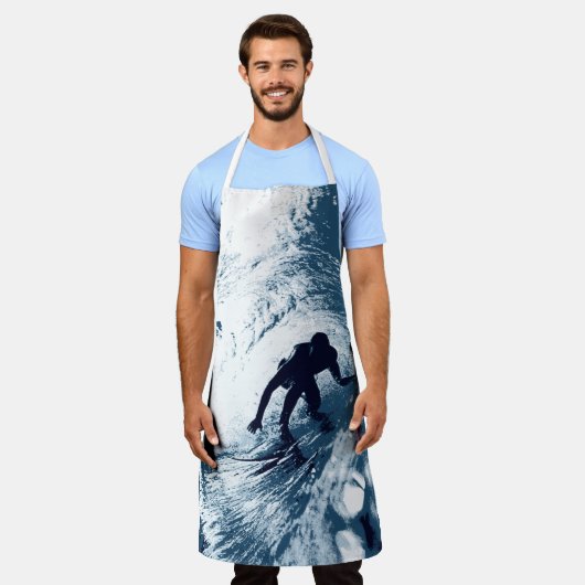 搭乗体験型チューブ、ハワイアンサーファー エプロン (着用した状態)