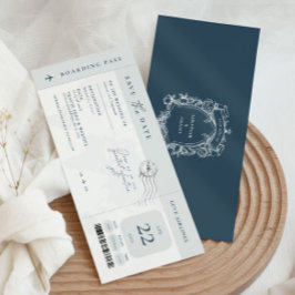 搭乗券の保存招待状