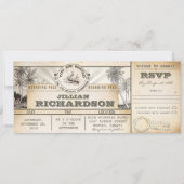 搭乗券の第13誕生日の切符の招待状 招待状 (正面)