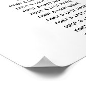 搭乗券の結婚座席表 ポスター (角)