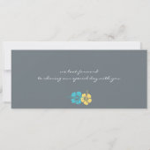 搭乗券の結婚式招待状 招待状 (裏面)