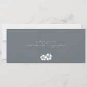 搭乗券の結婚式招待状 招待状 (裏面)