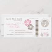 搭乗券を保存する セーブザデート (正面)