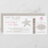 搭乗券を保存する セーブザデート (正面/裏面)