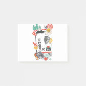 搭乗券カーディフウェールズ ポストイット (正面)