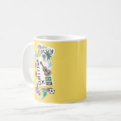 搭乗券クリチバブラジル コーヒーマグカップ (正面左)