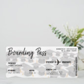 搭乗券グラッドキャップ卒業パーティー 招待状 (スタンド正面)