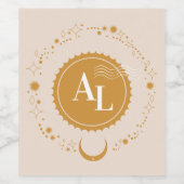 搭乗券コズミック結婚ズ ワインラベル (シングルラベル)