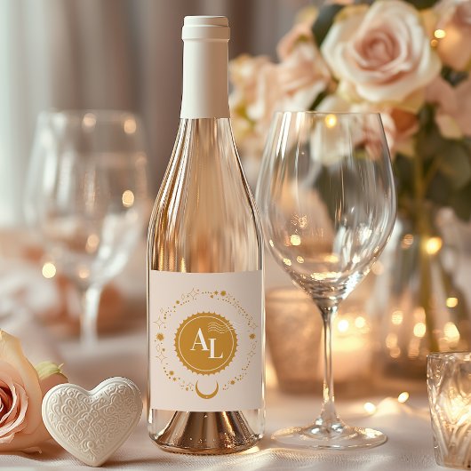 搭乗券コズミック結婚ズ ワインラベル