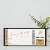 搭乗券サプライズ偽の航空会社チケット 招待状 (スタンド正面)