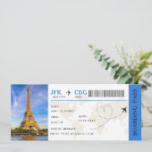 搭乗券サプライズ旅行航空券 招待状 (スタンド正面)