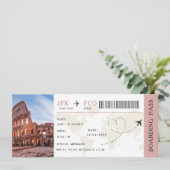 搭乗券サプライズ旅行航空券 招待状 (スタンド正面)